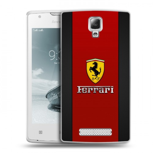 Дизайнерский пластиковый чехол для Lenovo A1000 Ferrari