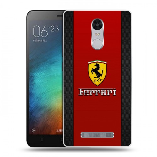 Дизайнерский пластиковый чехол для Xiaomi RedMi Note 3 Ferrari