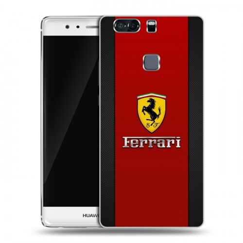 Дизайнерский пластиковый чехол для Huawei P9 Plus Ferrari