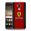 Дизайнерский пластиковый чехол для Huawei Mate 9 Ferrari