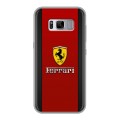 Дизайнерский силиконовый чехол для Samsung Galaxy S8 Plus Ferrari