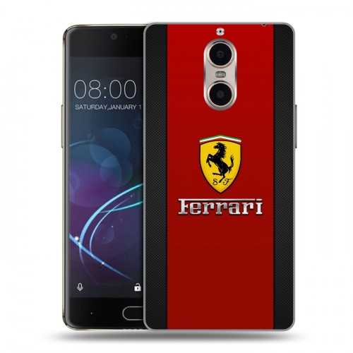 Дизайнерский силиконовый чехол для Doogee Shoot 1 Ferrari