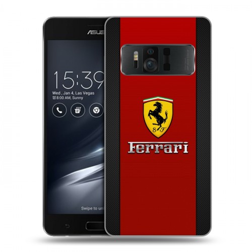 Дизайнерский силиконовый чехол для ASUS ZenFone AR Ferrari