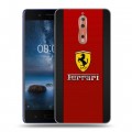 Дизайнерский пластиковый чехол для Nokia 8 Ferrari