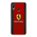 Дизайнерский силиконовый чехол для Huawei P20 Lite Ferrari