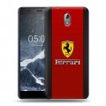 Дизайнерский пластиковый чехол для Nokia 3.1 Ferrari