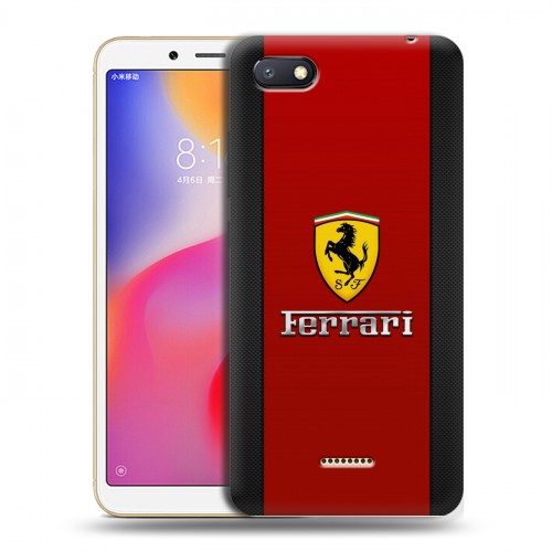 Дизайнерский пластиковый чехол для Xiaomi RedMi 6A Ferrari