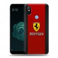 Дизайнерский силиконовый чехол для Xiaomi Mi A2 Ferrari