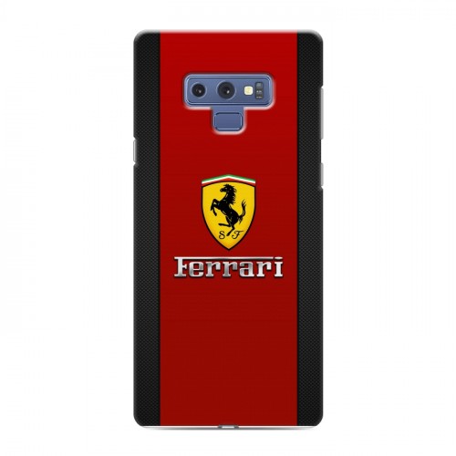 Дизайнерский силиконовый чехол для Samsung Galaxy Note 9 Ferrari