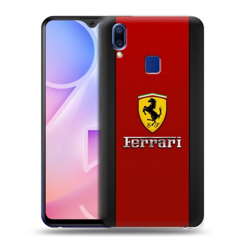 Дизайнерский пластиковый чехол для Vivo Y95 Ferrari