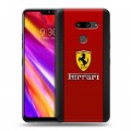 Дизайнерский пластиковый чехол для LG G8 ThinQ Ferrari