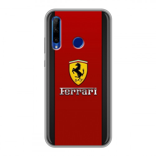 Дизайнерский силиконовый чехол для Huawei Honor 10i Ferrari