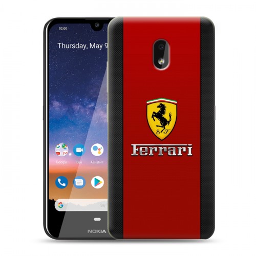 Дизайнерский силиконовый чехол для Nokia 2.2 Ferrari