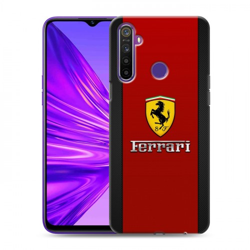 Дизайнерский силиконовый чехол для Realme 5 Ferrari