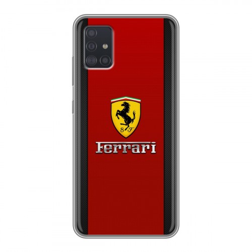 Дизайнерский силиконовый чехол для Samsung Galaxy A51 Ferrari