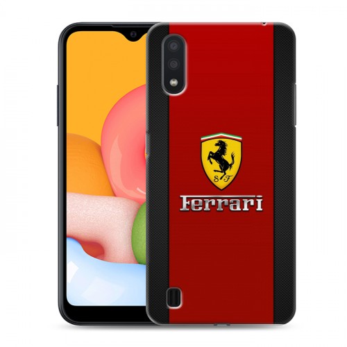 Дизайнерский силиконовый чехол для Samsung Galaxy M01 Ferrari