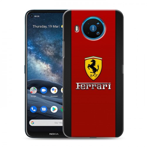 Дизайнерский силиконовый чехол для Nokia 8.3 Ferrari