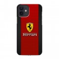 Дизайнерский силиконовый чехол для Iphone 12 Ferrari