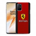 Дизайнерский пластиковый чехол для OnePlus 8T Ferrari