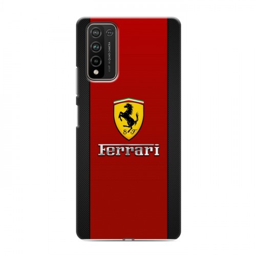 Дизайнерский пластиковый чехол для Huawei Honor 10X Lite Ferrari