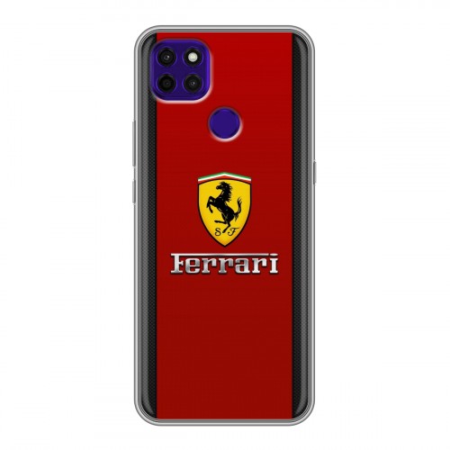 Дизайнерский силиконовый чехол для Lenovo K12 Pro Ferrari