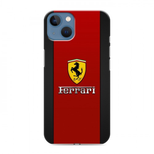 Дизайнерский силиконовый чехол для Iphone 13 Ferrari