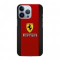 Дизайнерский силиконовый чехол для Iphone 13 Pro Ferrari