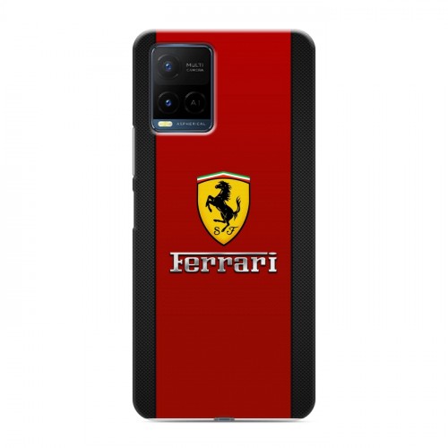 Дизайнерский пластиковый чехол для Vivo Y21 Ferrari