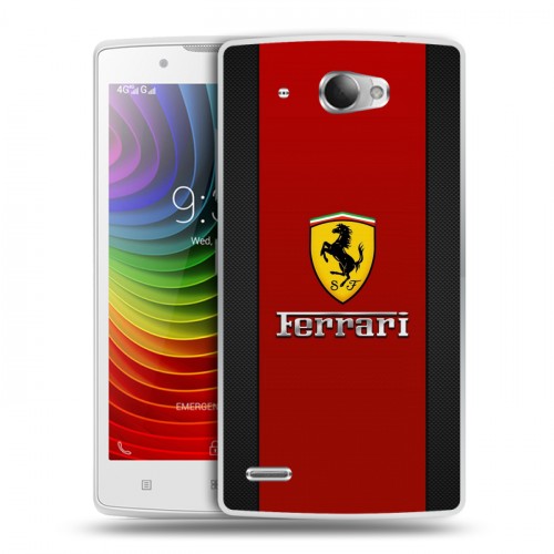 Дизайнерский пластиковый чехол для Lenovo S920 Ferrari