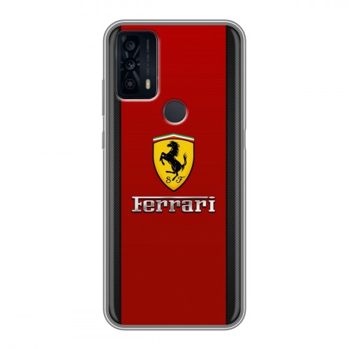 Дизайнерский силиконовый чехол для TCL 20B Ferrari