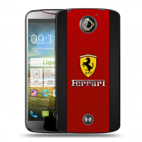 Дизайнерский пластиковый чехол для Acer Liquid S2 Ferrari