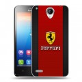 Дизайнерский пластиковый чехол для Lenovo S890 Ferrari