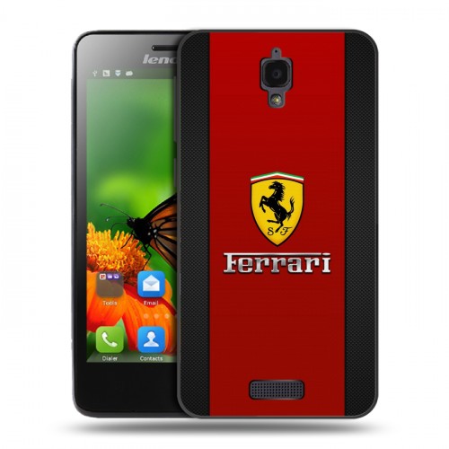 Дизайнерский пластиковый чехол для Lenovo S660 Ferrari