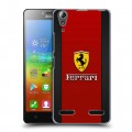 Дизайнерский пластиковый чехол для Lenovo A6000 Ferrari