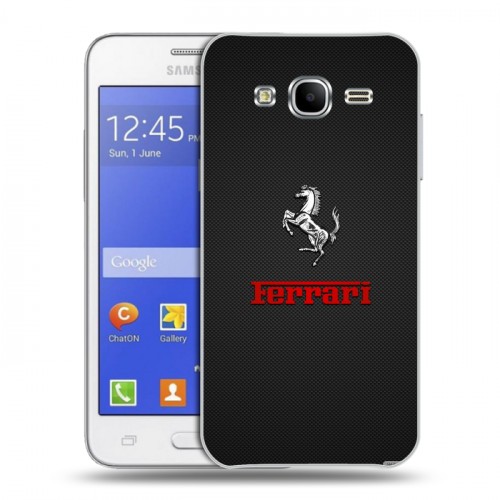 Дизайнерский силиконовый чехол для Samsung Galaxy J7 Ferrari