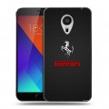 Дизайнерский пластиковый чехол для Meizu MX5 Ferrari