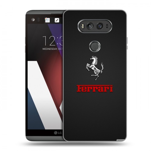 Дизайнерский пластиковый чехол для LG V20 Ferrari