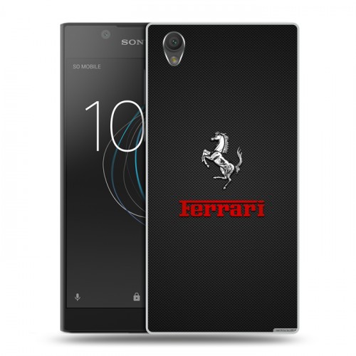 Дизайнерский пластиковый чехол для Sony Xperia L1 Ferrari