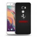 Дизайнерский пластиковый чехол для HTC One X10 Ferrari