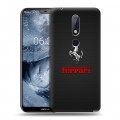 Дизайнерский пластиковый чехол для Nokia 6.1 Plus Ferrari