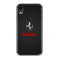 Дизайнерский силиконовый чехол для Iphone Xr Ferrari