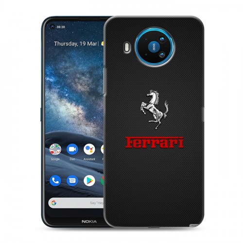 Дизайнерский силиконовый чехол для Nokia 8.3 Ferrari