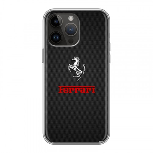 Дизайнерский силиконовый чехол для Iphone 14 Pro Max Ferrari