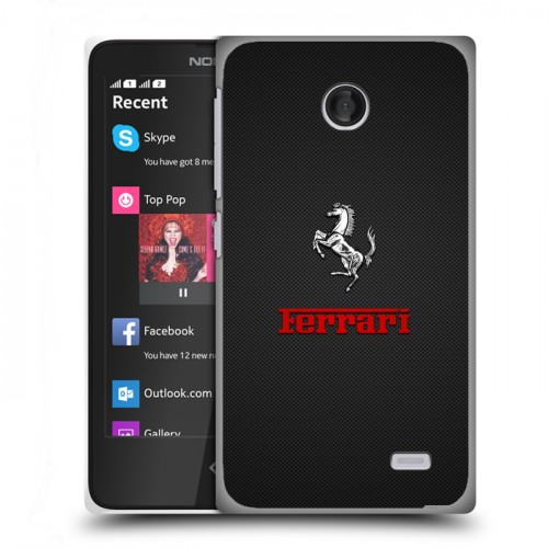 Дизайнерский пластиковый чехол для Nokia X Ferrari