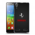 Дизайнерский пластиковый чехол для Lenovo A6000 Ferrari