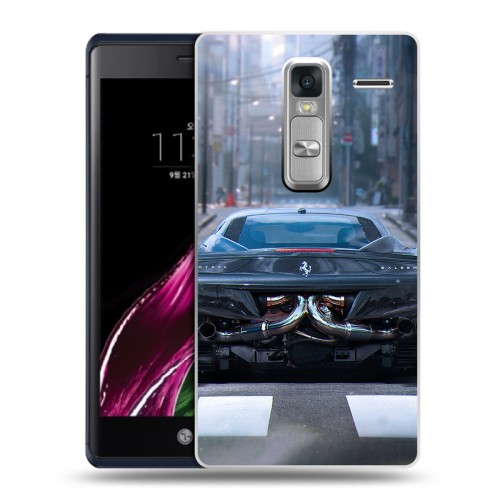 Дизайнерский пластиковый чехол для LG Class Ferrari