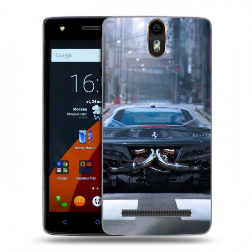 Дизайнерский силиконовый чехол для Wileyfox Storm Ferrari