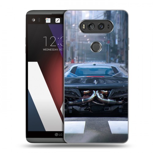 Дизайнерский пластиковый чехол для LG V20 Ferrari