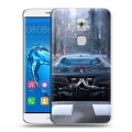 Дизайнерский пластиковый чехол для Huawei Nova Plus Ferrari