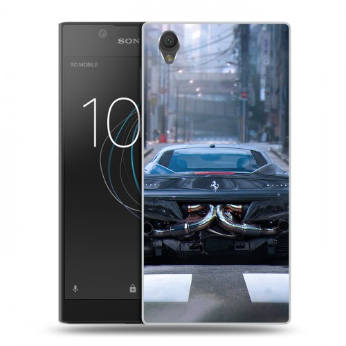 Дизайнерский пластиковый чехол для Sony Xperia L1 Ferrari